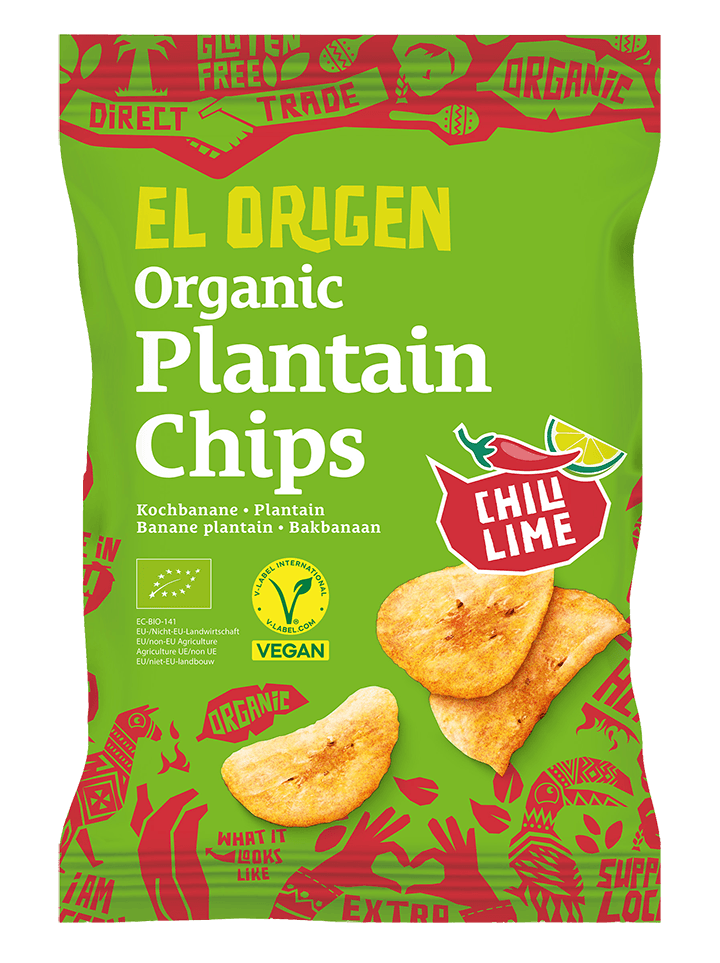El Origen – Organic Plantain Chips „Chili Lime“