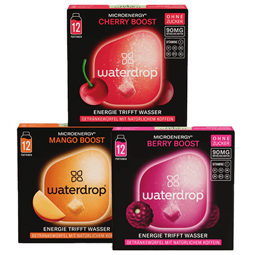 Microenergy Boosts in drei Sorten