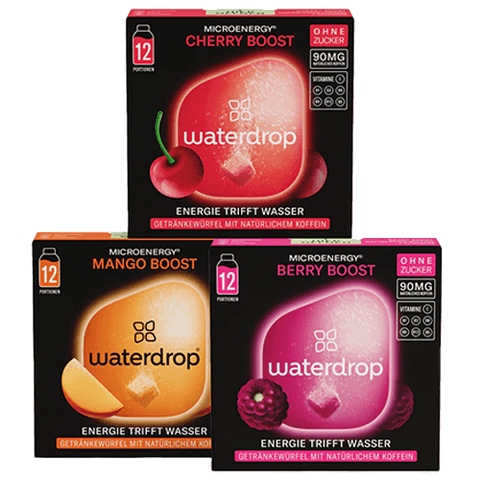 Microenergy Boosts in drei Sorten